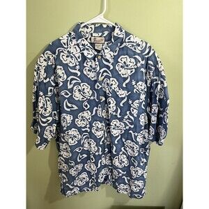 Britches Great Outdoors Men's Short Sleeve Button Down Shirt Casual Tropical XXL
